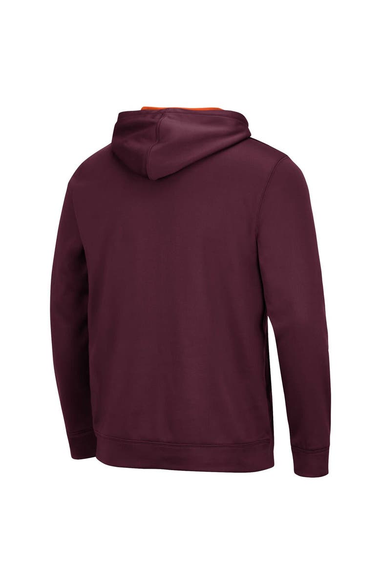 COLOSSEUM Men's Colosseum Maroon Virginia Tech Hokies Resistance Pullover Hoodie, Alternate, color,