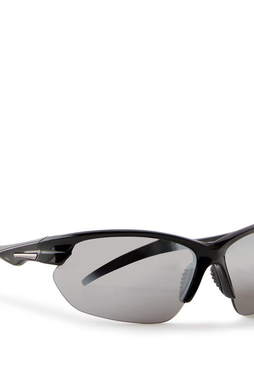 Cotton On Offline Sunglasses In Black Black Smoke Mirror