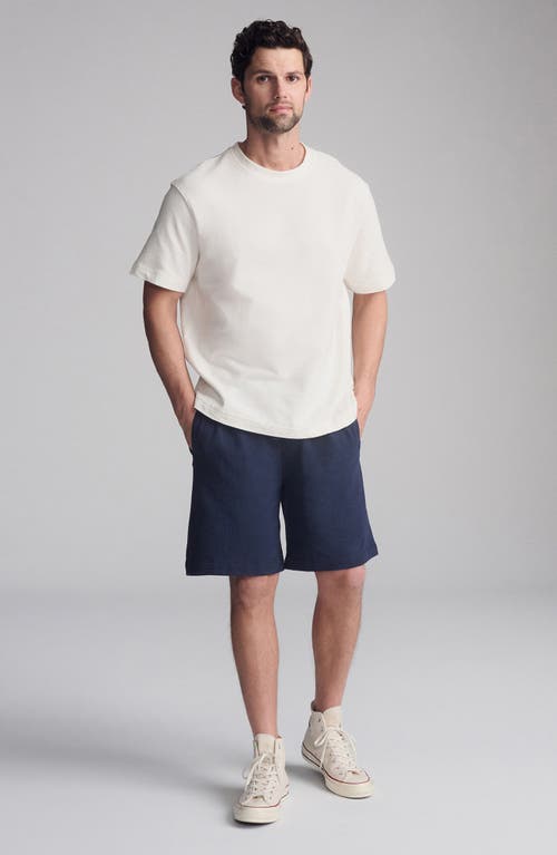 Mavi Jeans Relaxed Fit Cotton Slub T-shirt In White