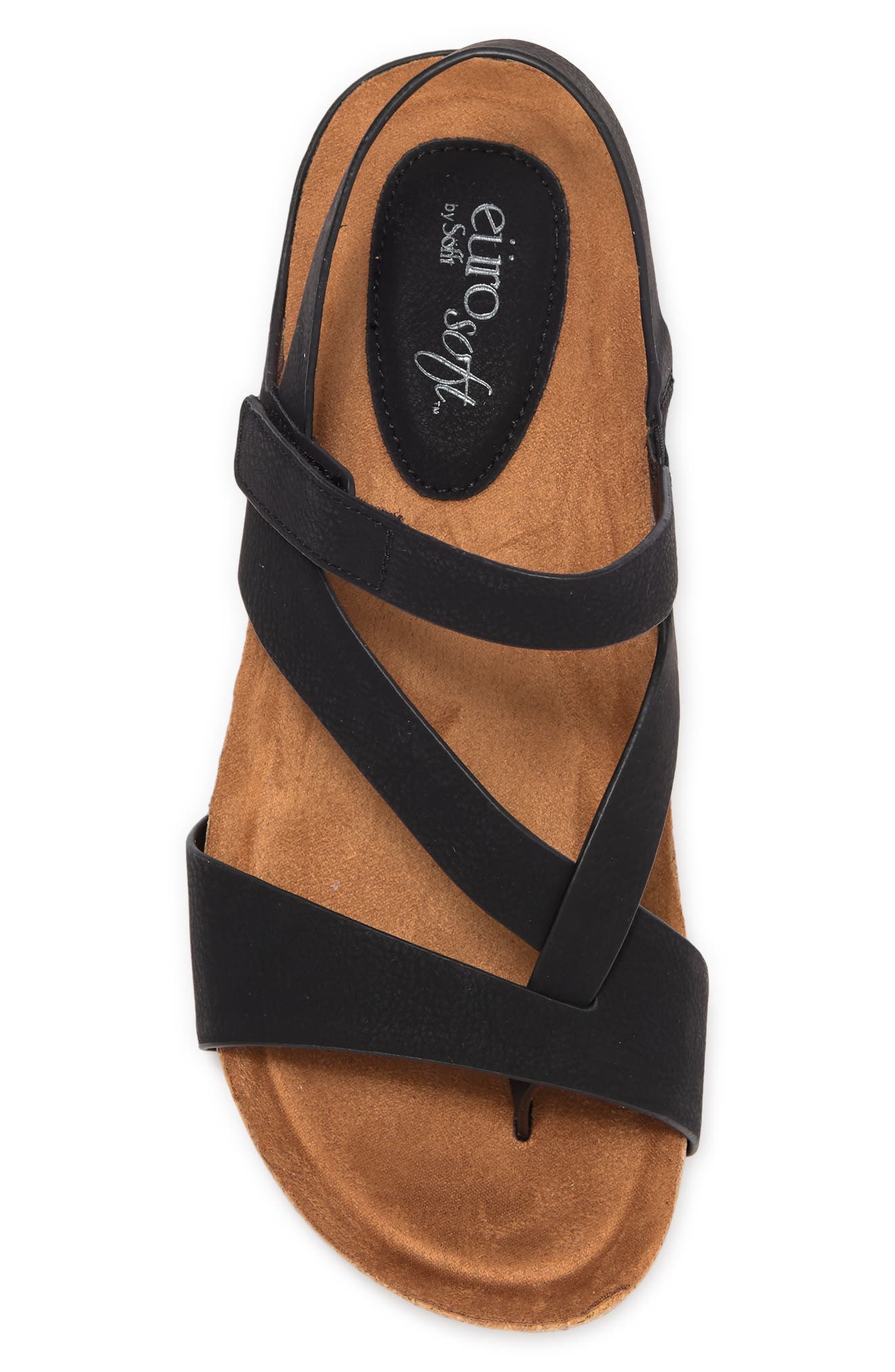 EUROSOFT Gianetta Ankle Strap Sandal, Alternate, color, Black