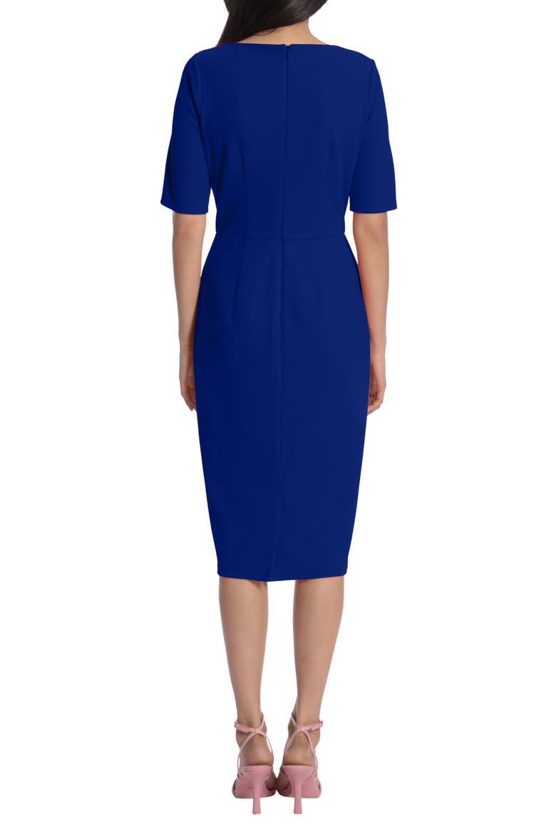 Scoop Neck Sheath Dress, Alternate, color, SODALITE BLUE