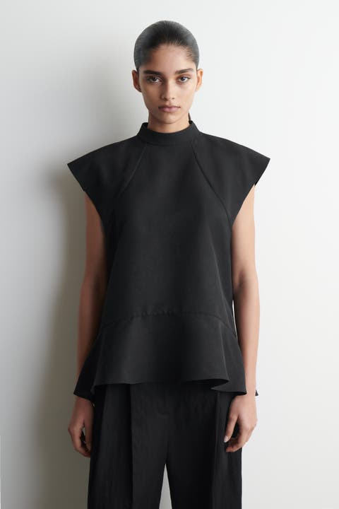 Sculpted Turtleneck Top