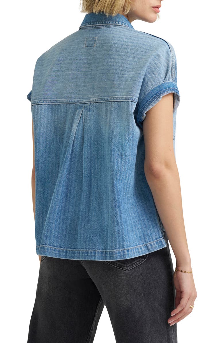 Lee Roll Sleeve Denim Utility Shirt, Alternate, color, Stalled Out