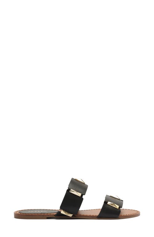 Arezzo Lyra Slide Sandal In Black
