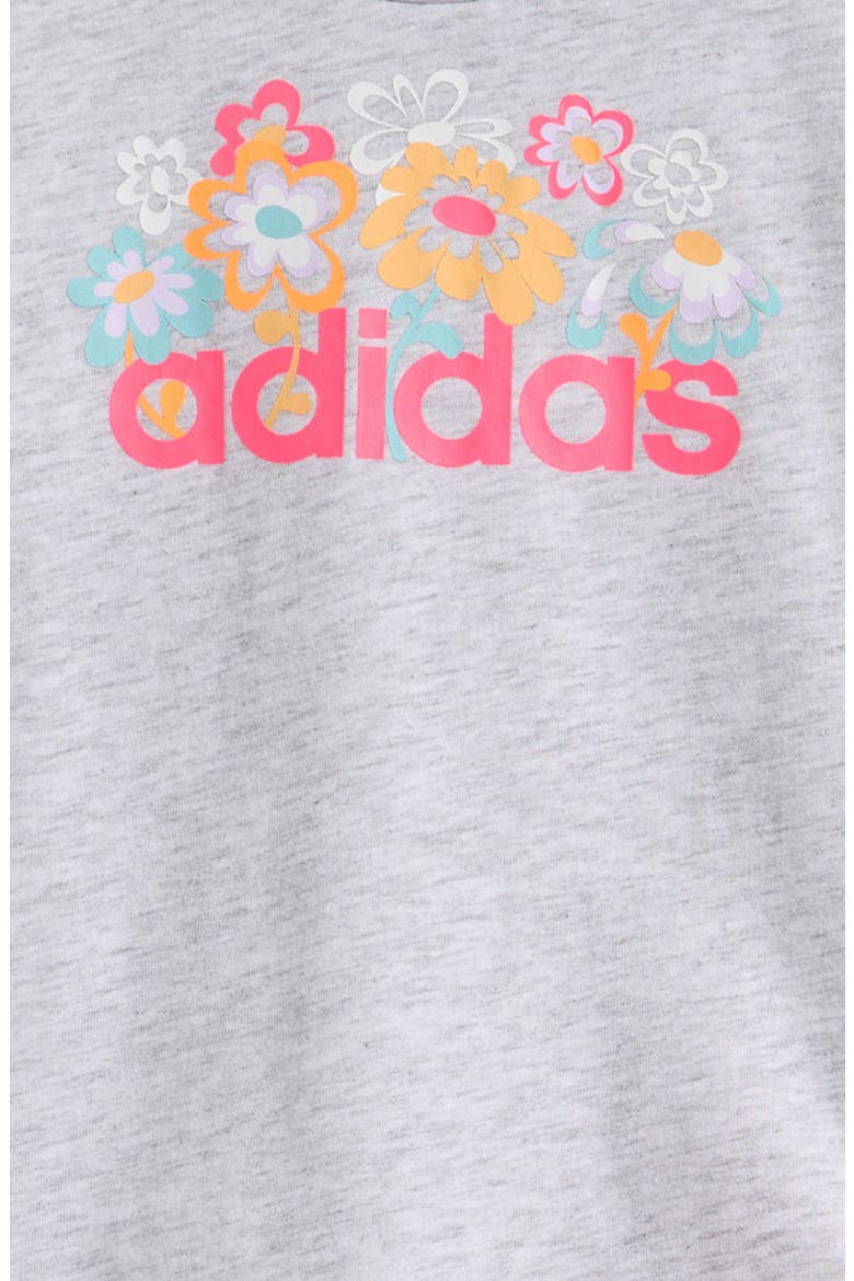 Graphic T-Shirt & Shorts Set, Alternate, color, LIGHT GREY HEATHER