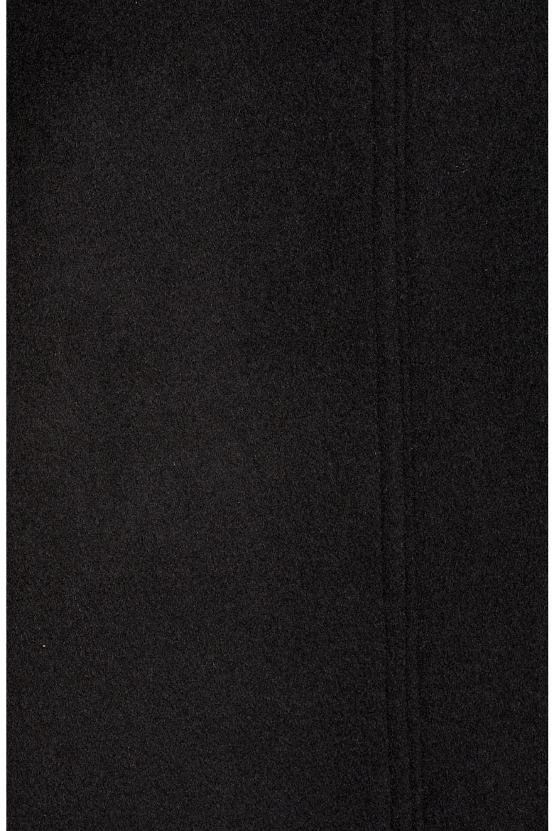 Studio Collection Wool Blend Walking Coat, Alternate, color, BLACK
