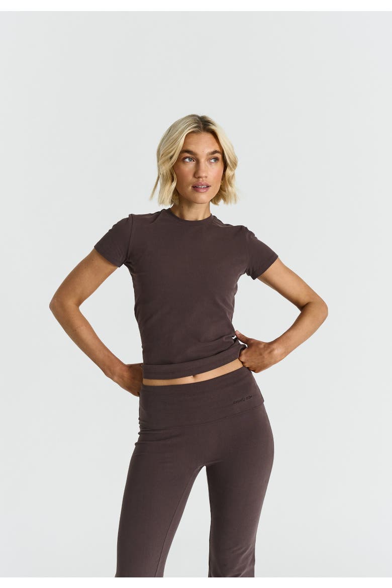 Soft Cotton Tee, Alternate, color, Espresso