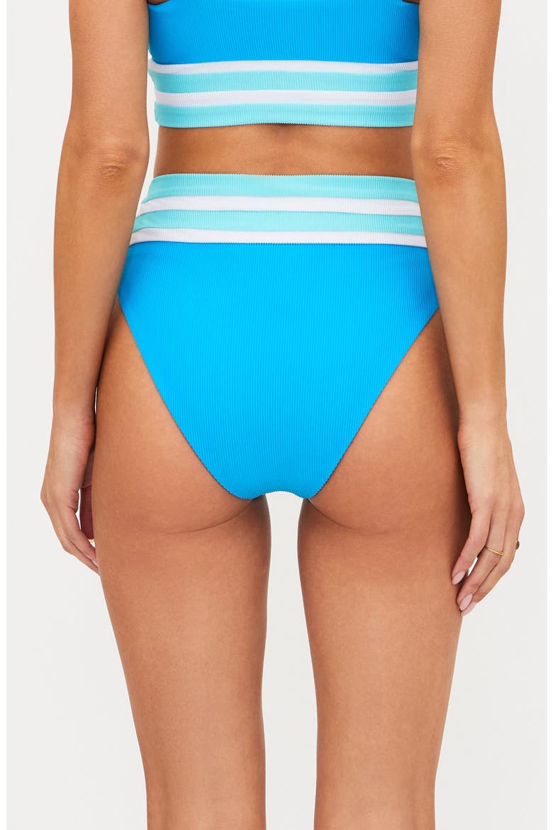 Thalia High Rise Bikini Bottoms, Alternate, color, RIVIERA ROYAL