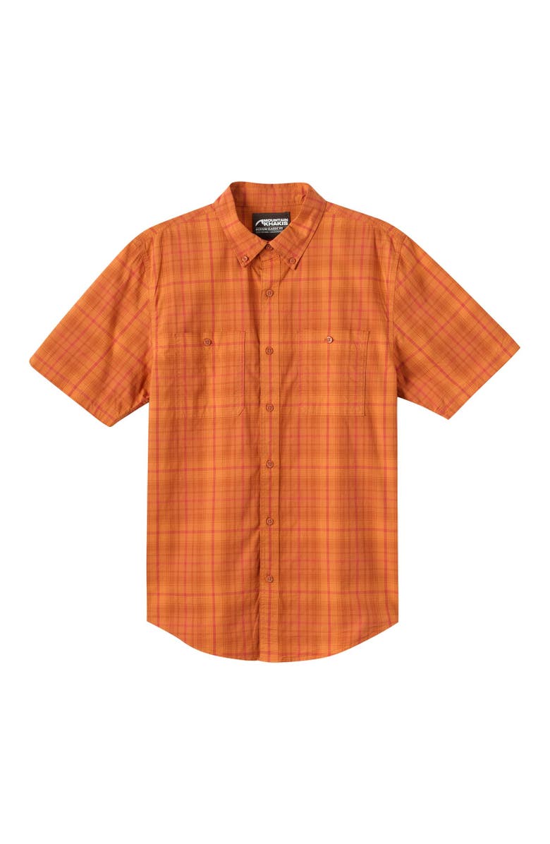 Mountain Khakis Dune Short Sleeve Woven Shirt, Main, color, Terracotta