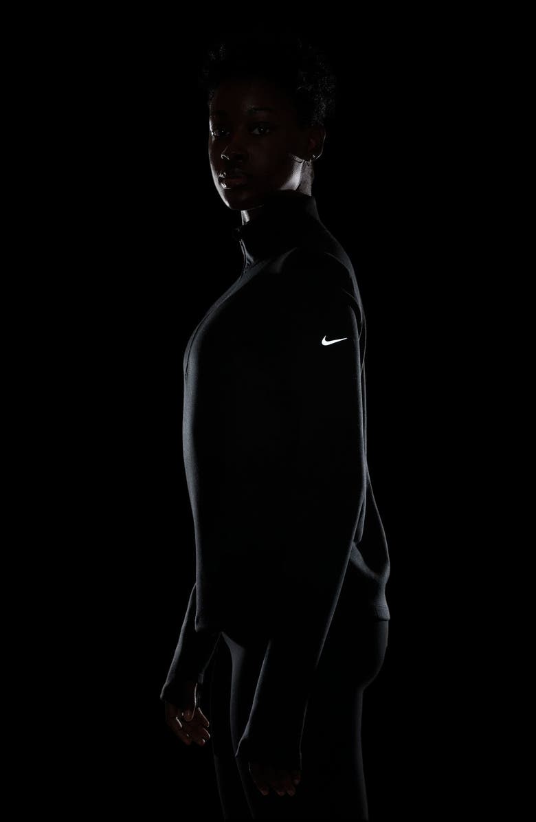 Nike Quarter Zip Therma-FIT ADV Activewear Pullover, Alternate, color, Black