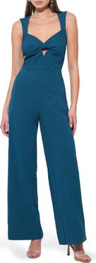 Adelyn Rae Frina Knit Sweetheart Jumpsuit