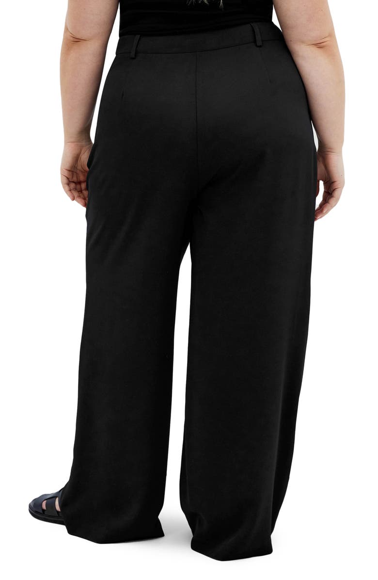 City Chic Jordan Pants, Alternate, color, Black