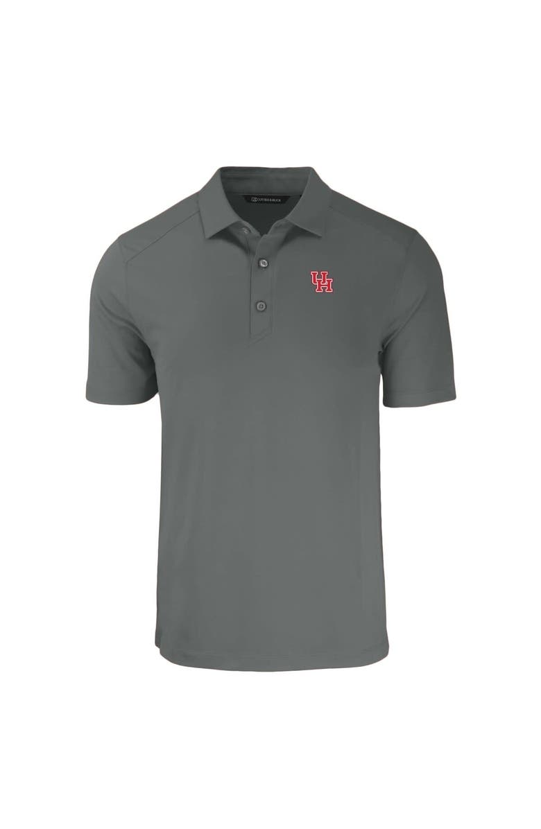 Cutter & Buck Men's Cutter & Buck Gray Houston Cougars Big & Tall Forge Eco Stretch Recycled Polo, Alternate, color, 