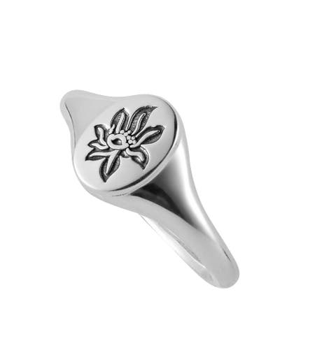 Lotus Signet Ring