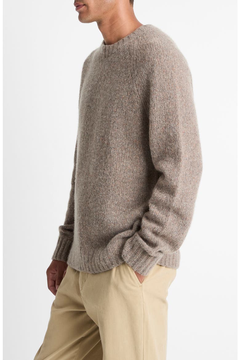 Donegal Raglan Sweater, Alternate, color, HEATHER MOUSE