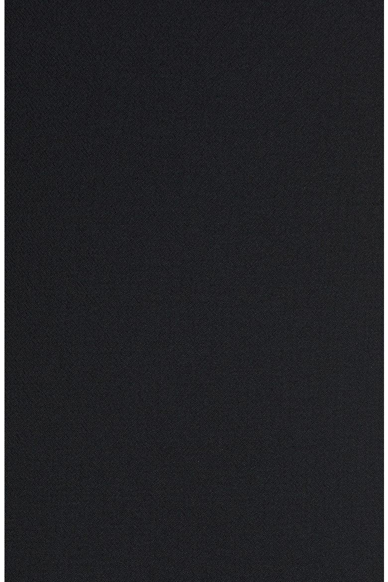 'Doheny' Drop Waist Racerback Crepe Dress, Alternate, color, BLACK