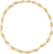 Sara Weinstock 16-Inch Gold Paperclip Necklace