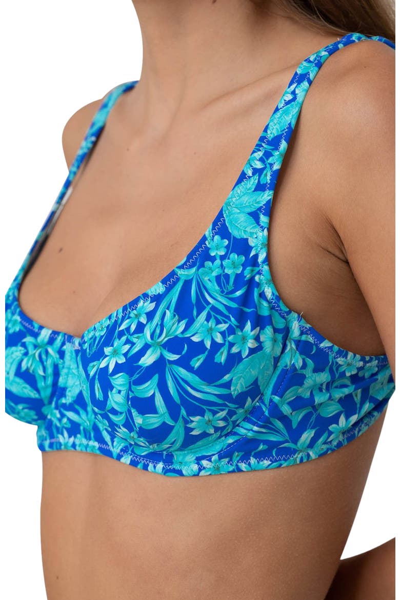 Capri Top, Alternate, color, Blue Floral