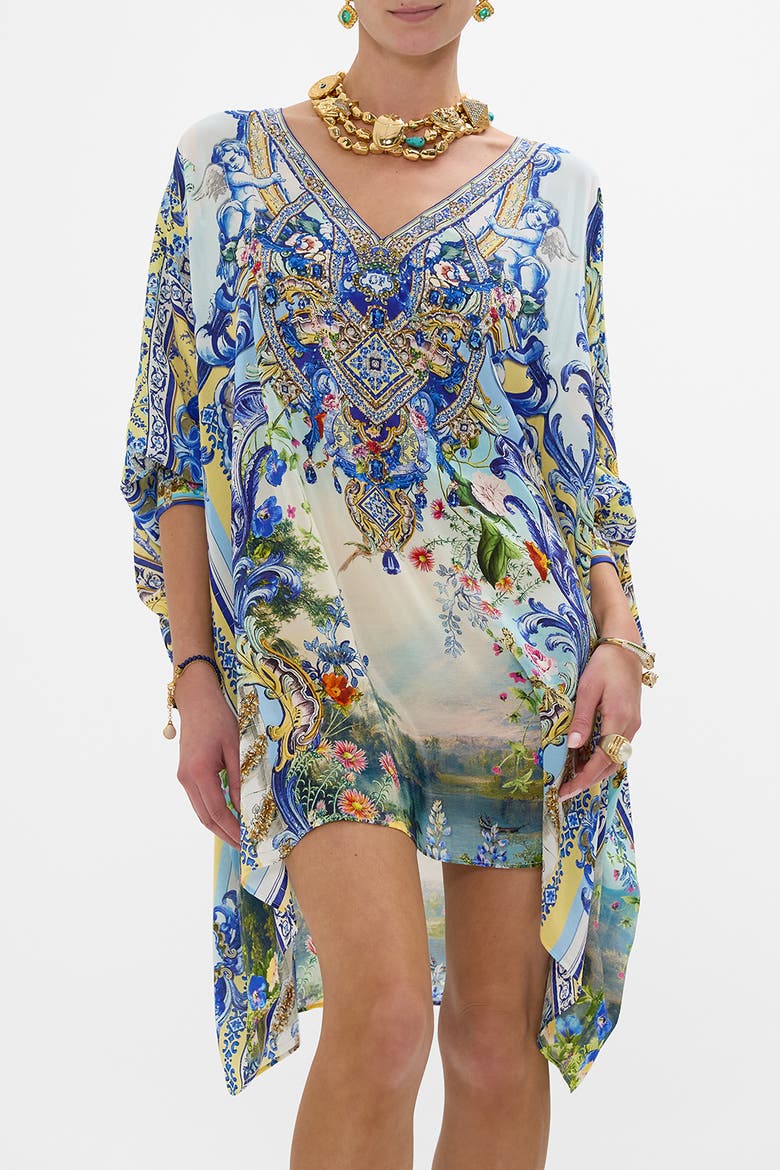 Short Kaftan With Cuff Wall To Wall Wonders, Alternate, color, Wall To Wall Wonders