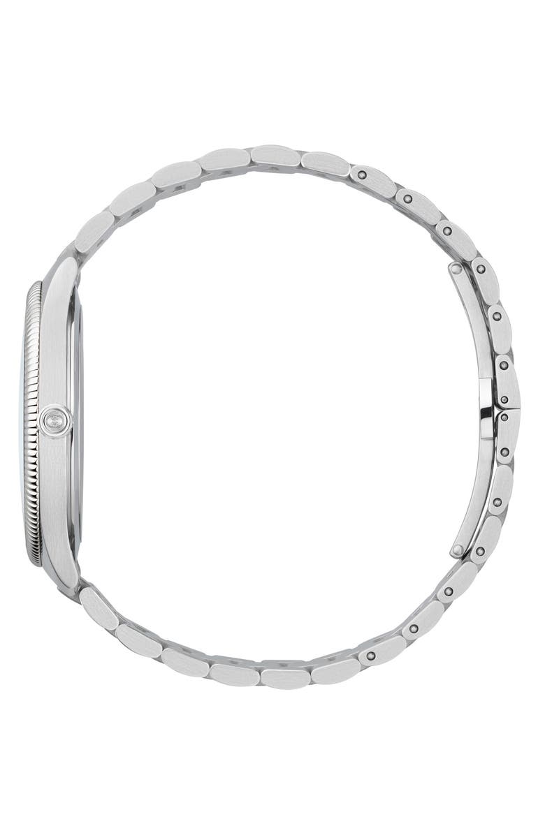 Gucci G-Timeless Bracelet Watch, 38mm, Alternate, color, Silver