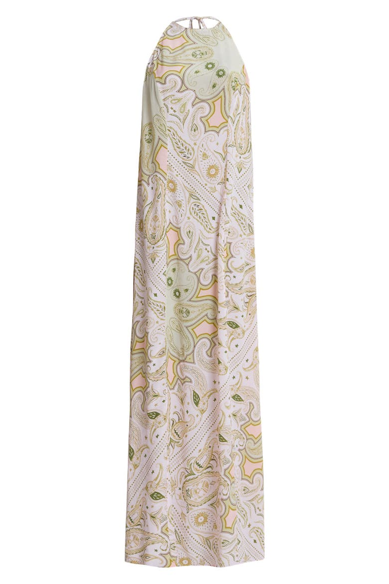 Sarah Avalon Halter Maxi Dress, Alternate, color, PISTACHIO GREEN