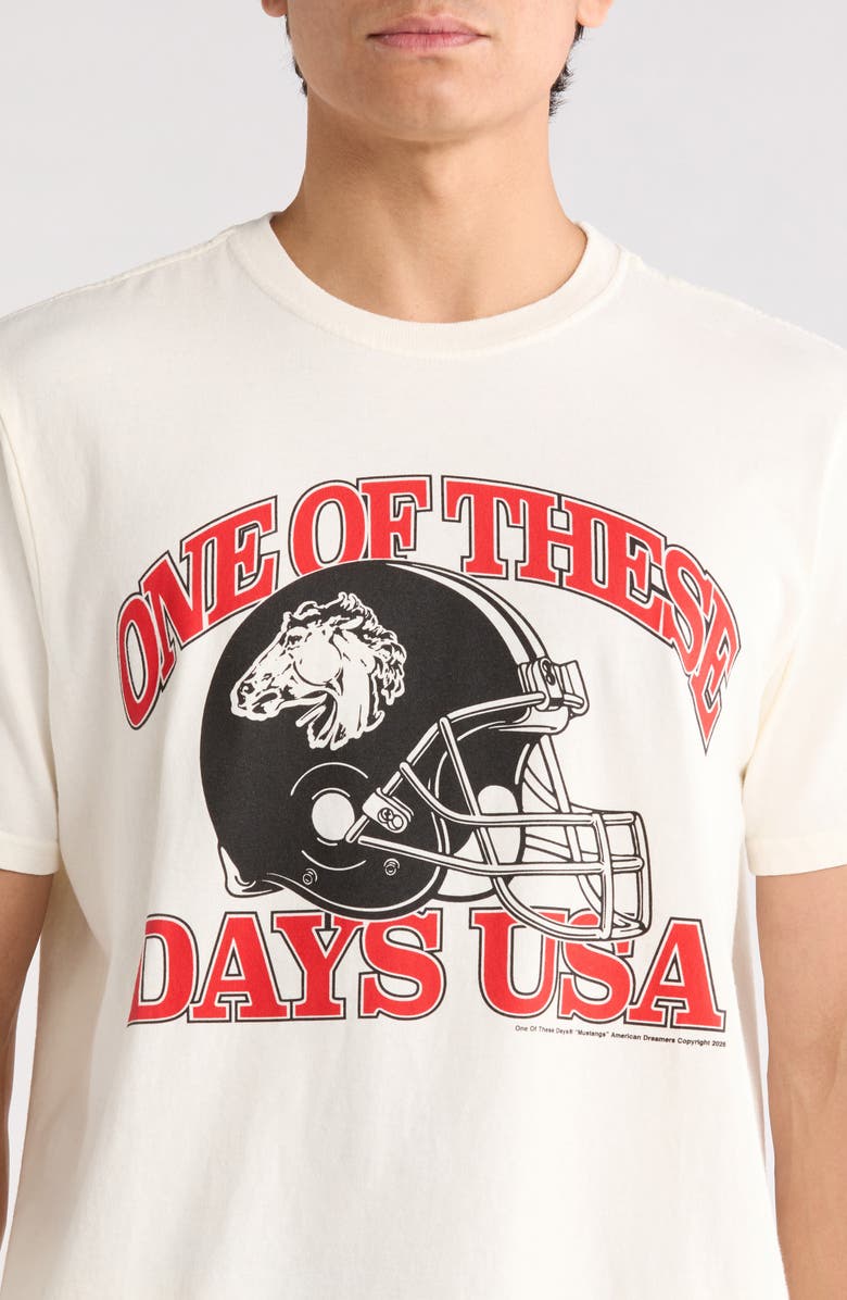 ONE OF THESE DAYS Days USA Cotton Graphic T-Shirt, Alternate, color, Bone