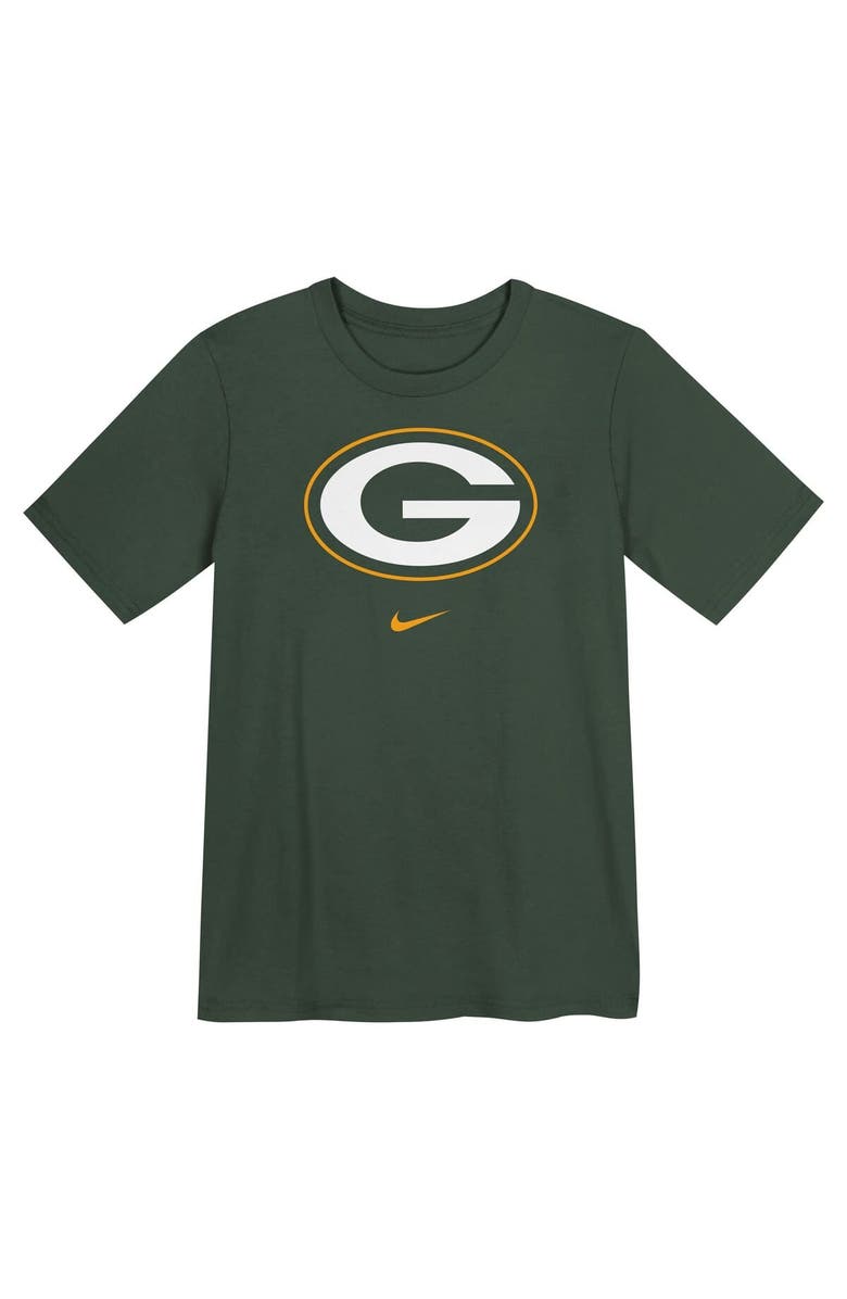 Nike Preschool Nike Green Green Bay Packers Primary Logo Legend Performance T-Shirt, Alternate, color, Green