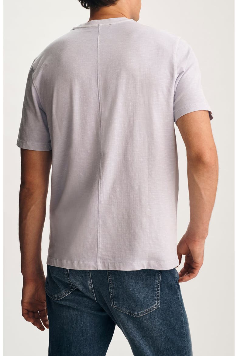 Pale Blue Slub Cotton Blend T-Shirt, Alternate, color, HALOGEN BLUE