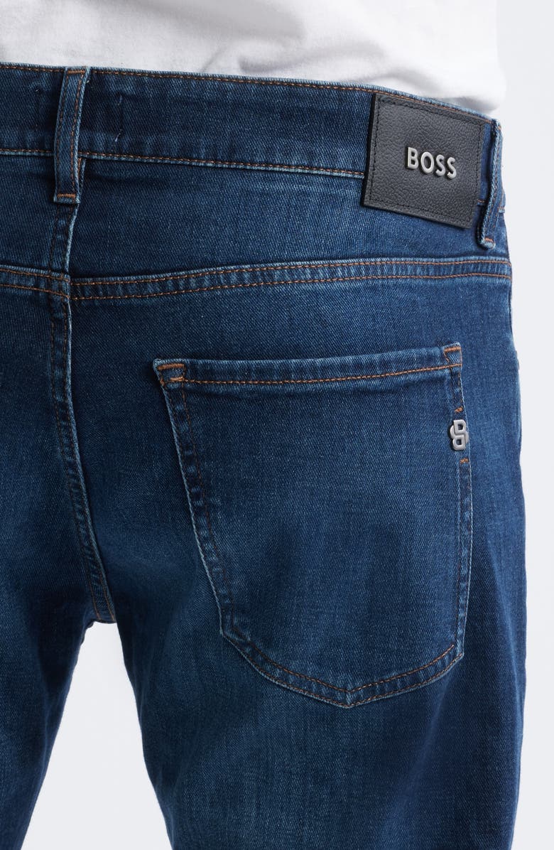 BOSS Delaware Slim Fit Jeans, Alternate, color, Navy