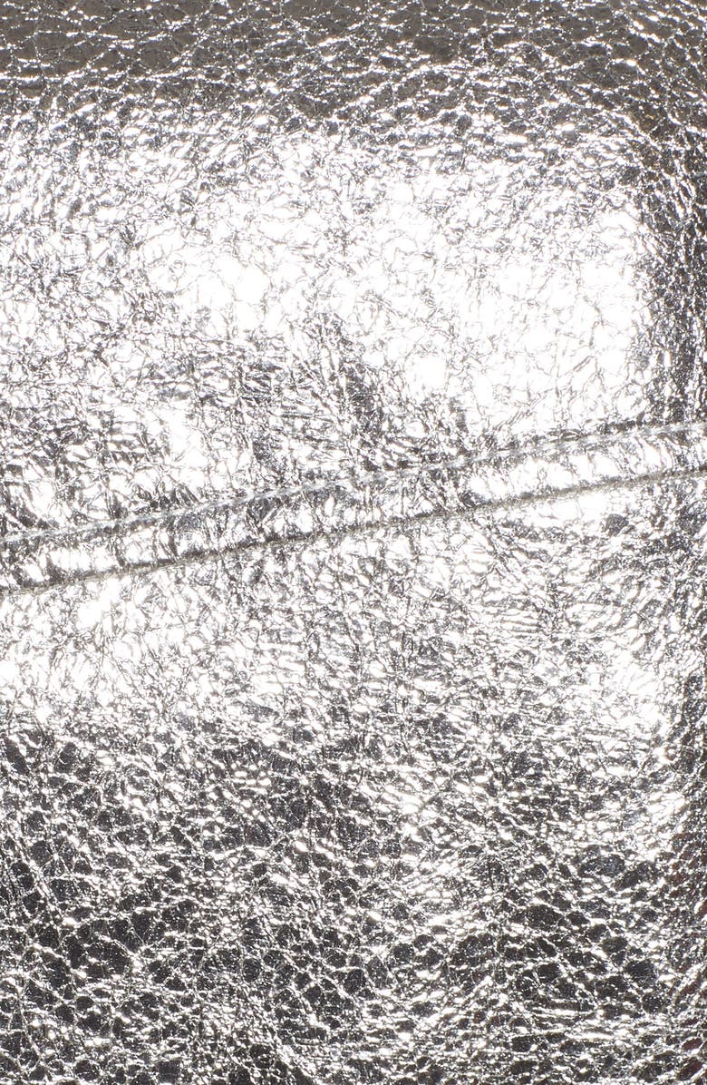 BLANKNYC Metallic Faux Leather Moto Jacket, Alternate, color, 