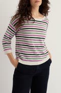 Seasalt Cornwall Knavock Stripe Organic Cotton & Linen Sweater