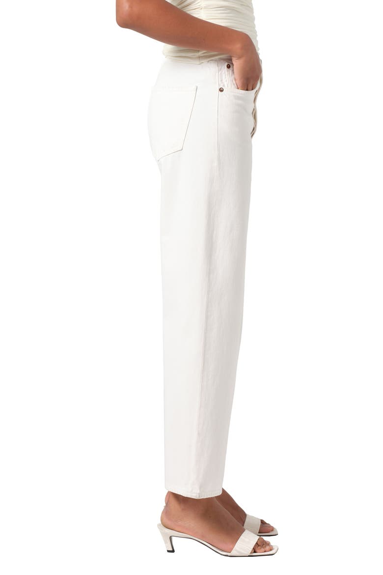 Ren High Waist Wide Leg Jeans, Alternate, color, FORTUNE COOKIE (NATURAL)