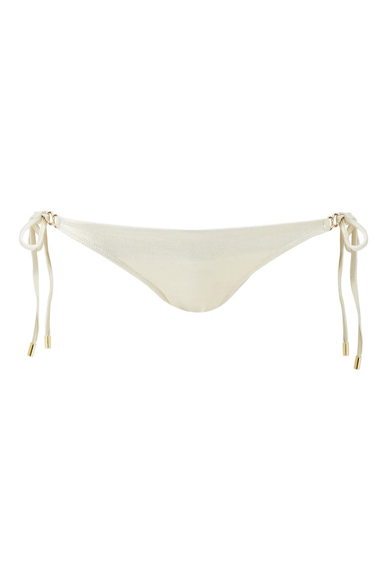 Costa Foil Bikini Bottoms, Alternate, color, GOLD