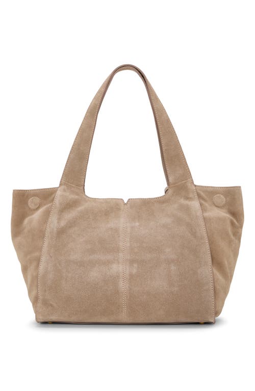 Vince Camuto Aleah Suede Tote In Brown