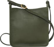 Longchamp Small Le Foulonné Leather Crossbody Bag