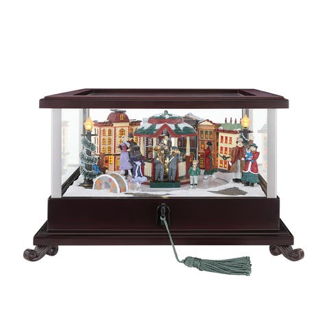 Holiday Music Box - Skaters