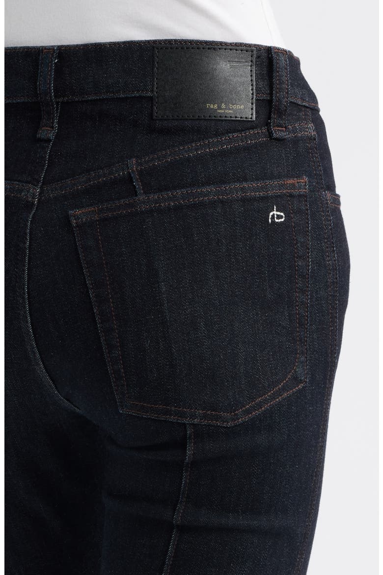 Flexi Kit Mid Rise Capri Jeans, Alternate, color, RINSE