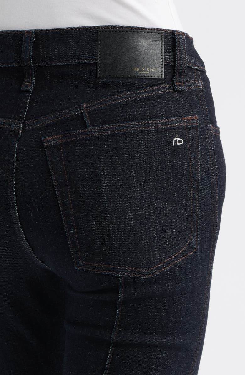 rag & bone Flexi Kit Mid Rise Capri Jeans, Alternate, color, Rinse