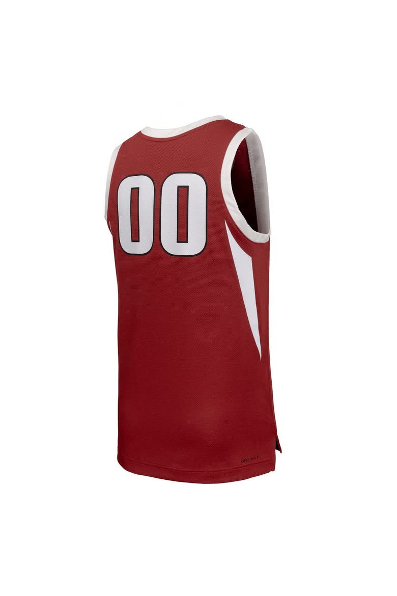 Men's Nike #00 Cardinal Arkansas Razorbacks Replica Basketball Jersey, Alternate, color, Cardinal