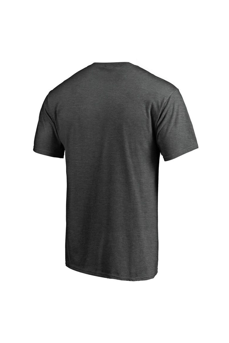 Men's Fanatics Branded Heathered Charcoal Houston Texans Logo Big & Tall Victory Arch T-Shirt, Alternate, color, Heather Charcoal