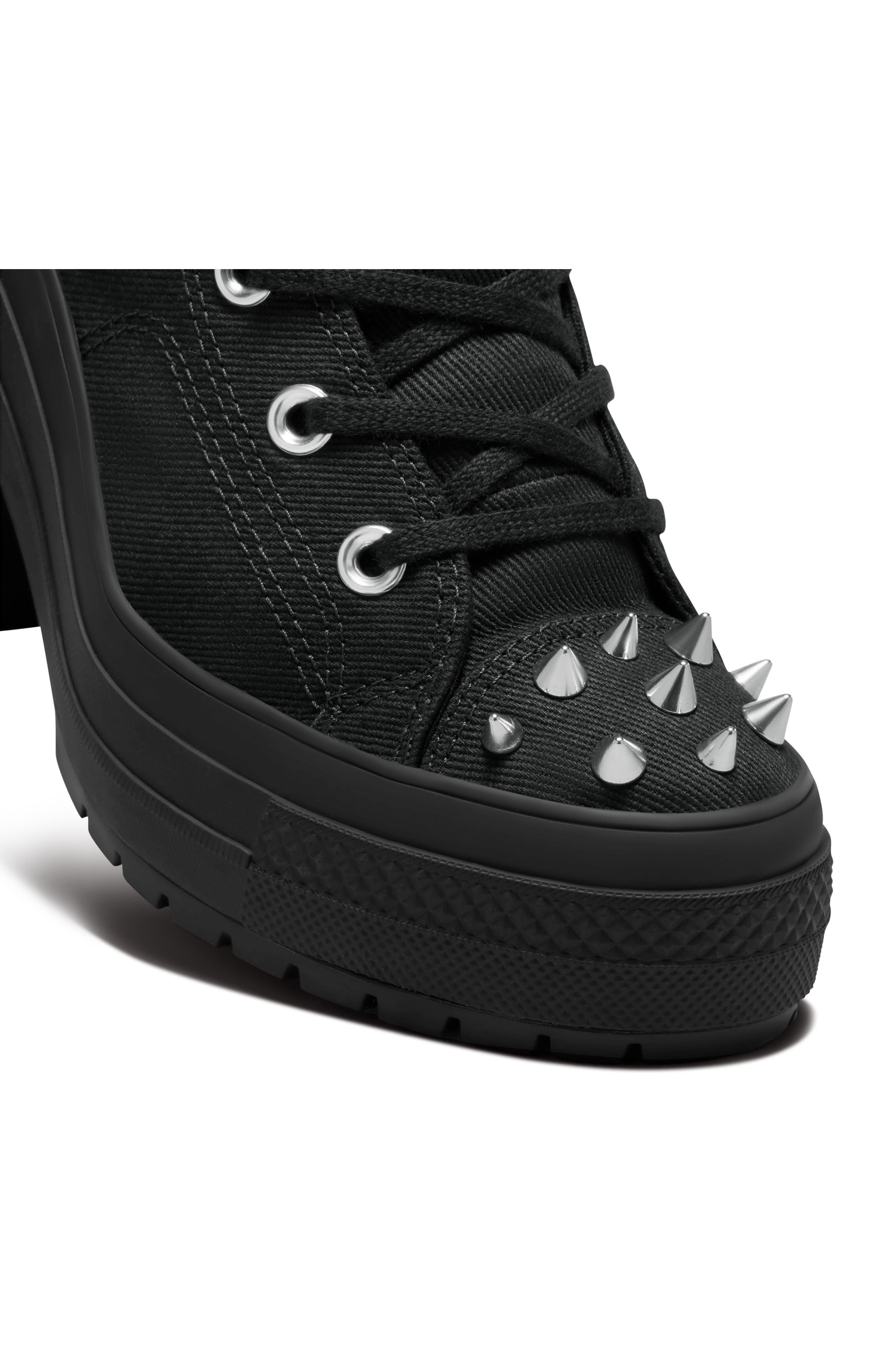 Converse Chuck 70 De Luxe Block Heel Sneaker, Alternate, color, Black/ Black/ Black