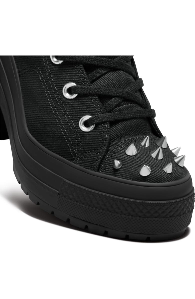 Converse Chuck 70 De Luxe Block Heel Sneaker, Alternate, color, Black/ Black/ Black