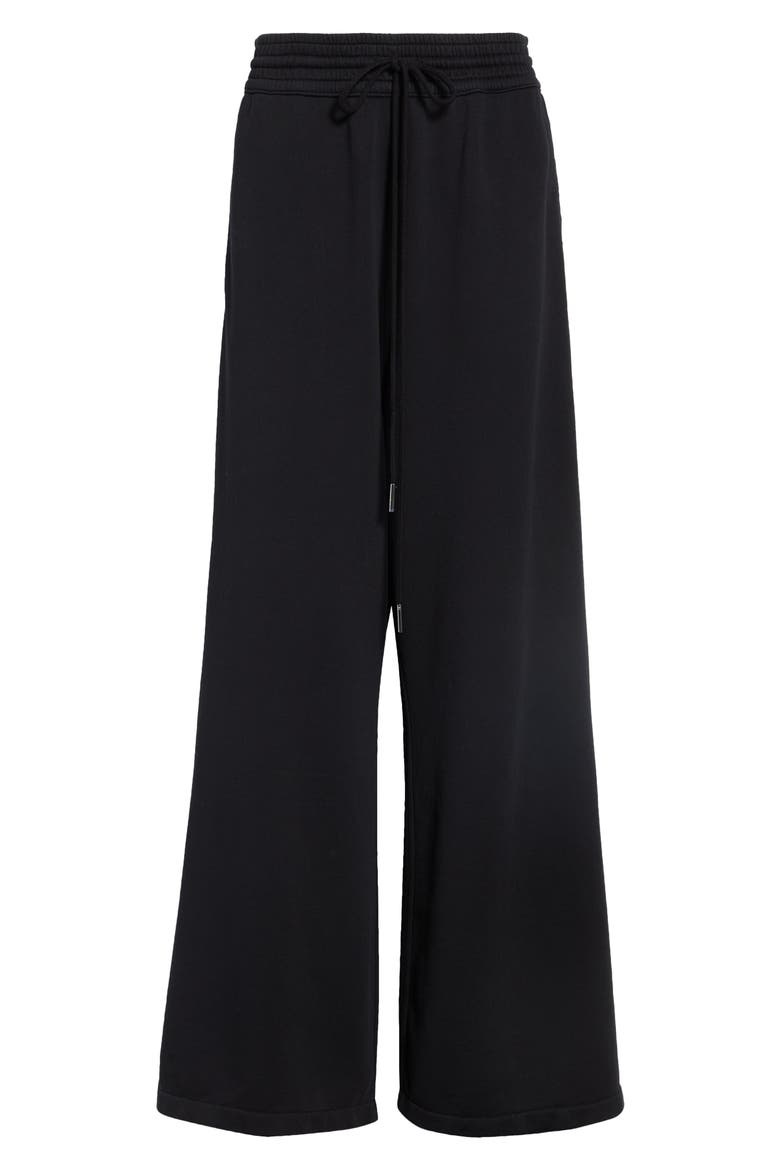 Lewis Wide Leg Sweatpants, Alternate, color, BLACK