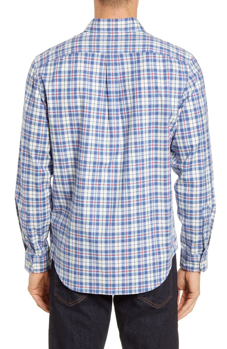 vineyard vines Murray Classic Fit Plaid Stretch Flannel Button-Down Shirt, Alternate, color,