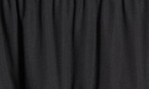 Nordstrom Tiered Cotton Poplin Maxi Skirt In Black