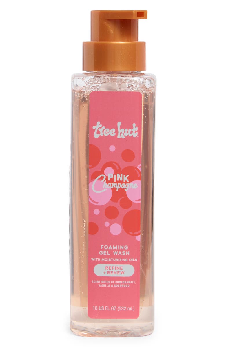 Tree Hut Pink Champagne Foaming Gel Wash, Main, color, 
