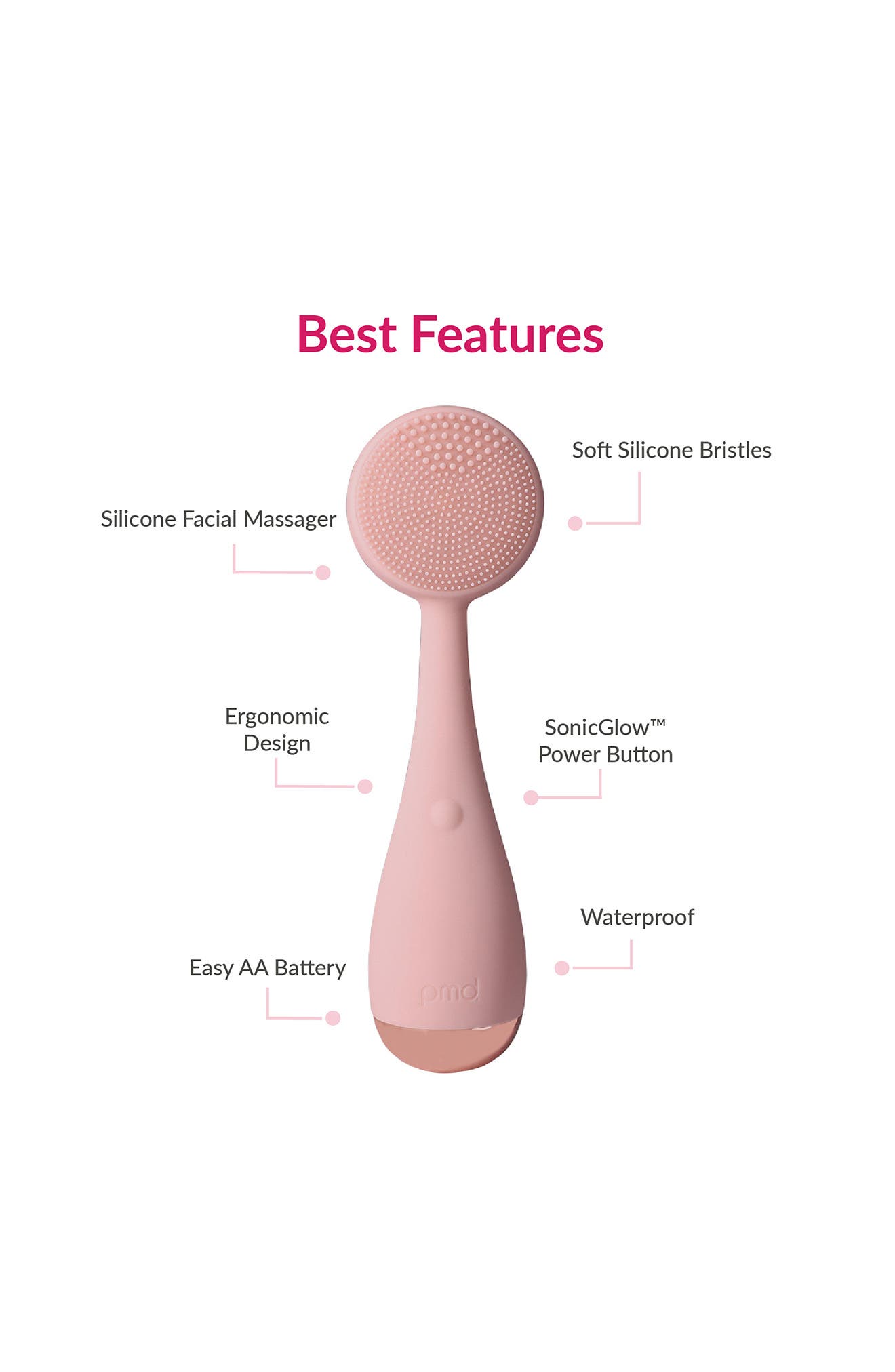PMD Clean Smart Facial Cleansing Device - Black （新品）D