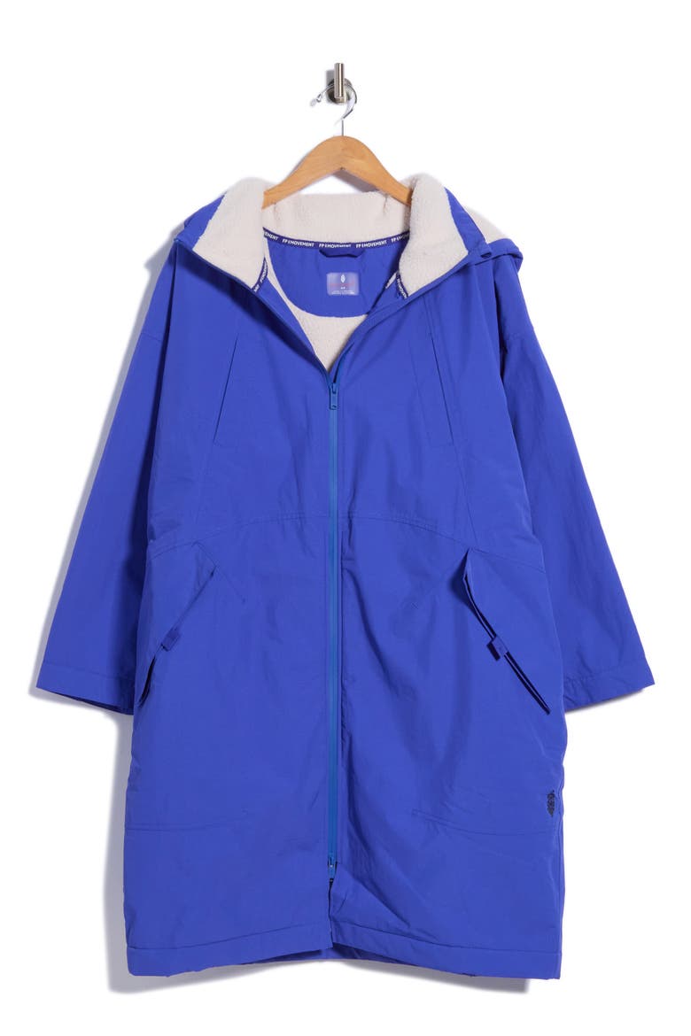 Outbound Fleece Lined Parka, Main, color, INDIGO BLUE