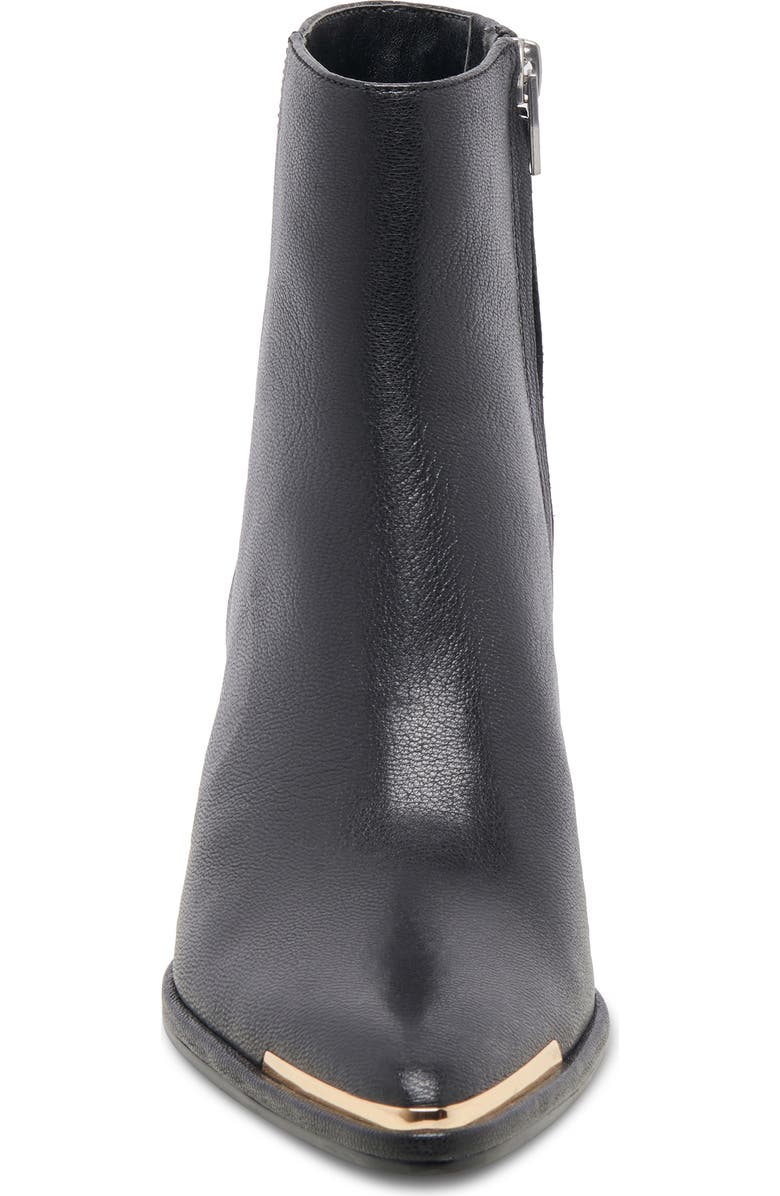 Dolce Vita Nonah Pointed Toe Bootie, Alternate, color, Black Leather
