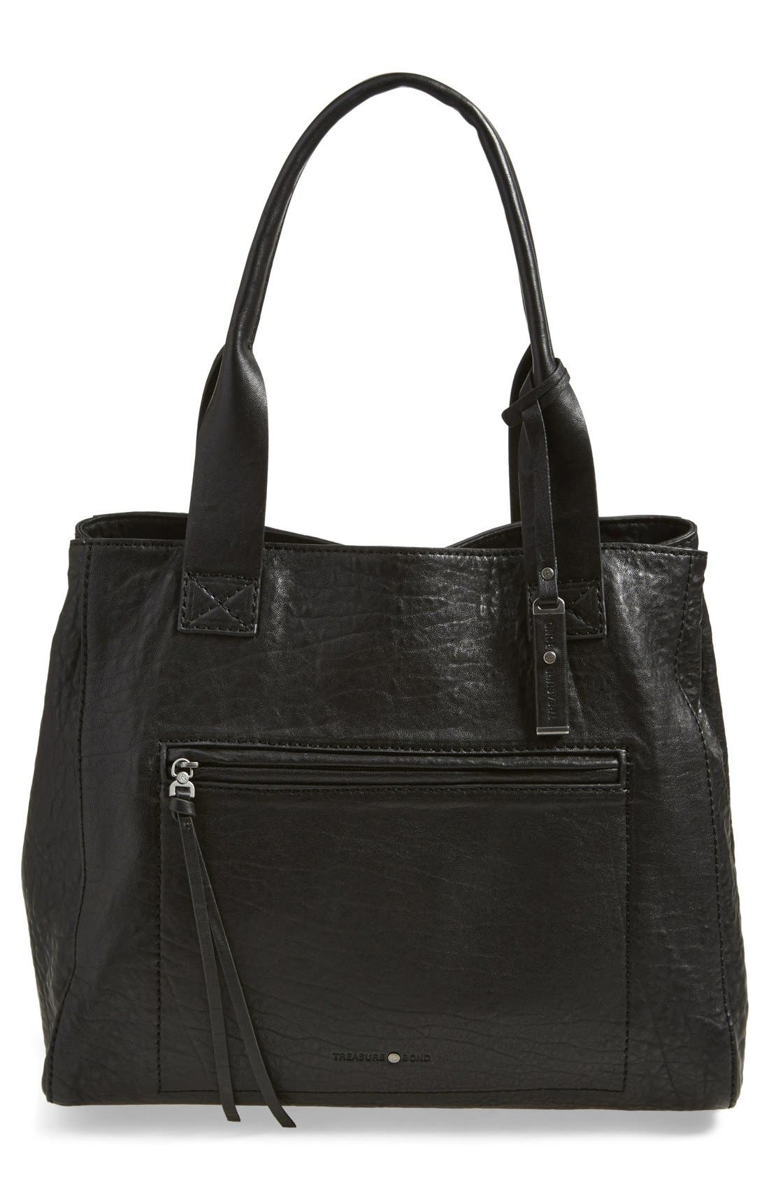 Treasure & Bond Treasure&Bond Welt Pocket Tote, Main, color, 